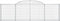 vidaXL - Schanskorven - 4 - st - gewelfd - 300x30x80/100 - cm - gegalvaniseerd - ijzer