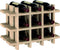 Sareva Wijnrek Rioja - uitbreidbaar - 43 x 22 x 35 cm - 9 flessen - massief grenenhout