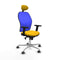 Bureaustoel Piqueras y Crespo 2D086G1 Geel