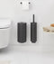 Brabantia MindSet - Toiletaccessoires set van 3 - Hygiënische toiletborstel en rolhouders - Mineral Infinite Grey