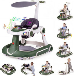 Coast Baby Walker - 7-in-1 - Loopstoel Loopwagen Schommel Wip Activity Center - Groen