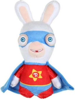 KONIJNEN CRETINS Super Hero Pluche Rood Geluid - 18 cm
