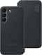Samsung Galaxy S22 (S901) - Smart LED View Hoesje - Antibacterieel - Zwart