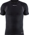 Craft Active Extreme X - S/S Thermoshirt Heren - Slim fit Coolmax ventilatie - Zwart