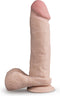Blush Dildo Love Toy Dr. Skin Plus 9 Inch Thick Posable Dildo With Balls Vanilla beige