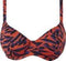 Freya Tiger Bay - Plunge Bikini Top - Diep decolleté - Rood (75D)