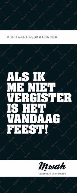 Mwah Verjaardagskalender