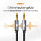 Drivv. AUX Kabel - Jack 3.5mm - Gold Plated - Zilver - 1.5 meter