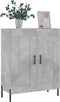 vidaXL - Dressoir - 69,5x34x90 - cm - bewerkt - hout - betongrijs