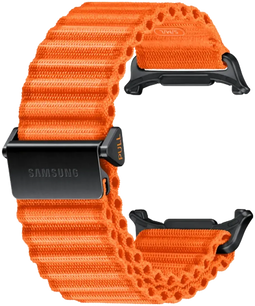 Samsung Galaxy Watch Ultra - Trail Band - Lichtgewicht en sterk geribbeld - Oranje