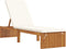 vidaXL - Ligbed - met - Kussen - 200x55x30 - cm - Massief - Acaciahout