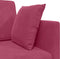 vidaXL - Ligbed - Sofa - 2-in-1 - Wijnrood - 213x144x60 - cm - Velvet