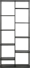 WOOOD Exclusive June Rek - Metaal - Zwart - 195x85x35