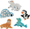 SES Beedz - Pool Dieren - pinguïns, ijsberen en walrussen - 2100 strijkkralen met legbord - PVC vrij