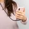 iMoshion Hoesje Geschikt voor iPhone Xr Hoesje Met Koord - iMoshion Color Backcover met koord - Roze