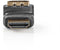 Nedis CVGB34902BK - HDMI adapter - 270° gehoekte connector - Zwart
