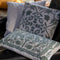 Dutch Decor MIMI - Sierkussen van katoen 30x50 cm - Jadeite - groen en wit - Inclusief binnenkussen