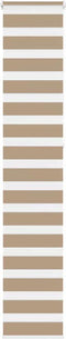 vidaXL - Zebra - Blind - 45x230 - cm - stofbreedte - 40,9 - cm - polyester - zandbruin