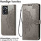 iMoshion Hoesje Geschikt voor Oppo A57s / A57 Hoesje Met Pasjeshouder - iMoshion Mandala Bookcase - Grijs