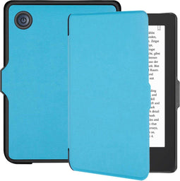 Hoesje geschikt voor Kobo Clara 2E E-reader - iMoshion Slim Hard Bookcase - Ook geschikt voor Tolino Shine 4 -Lichtblauw