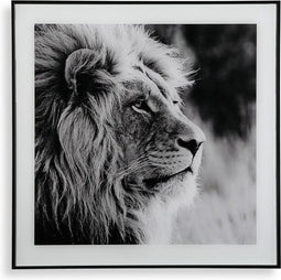 Schilderij Kristal (2 x 50 x 50 cm) Leeuw