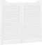 vidaXL - Draaideuren - louvre - design - 2 - paar - 90x100 - cm - wit