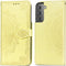 iMoshion Hoesje Geschikt voor Samsung Galaxy S21 Hoesje Met Pasjeshouder - iMoshion Mandala Bookcase - Geel