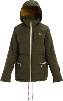 Burton Keelan - Dames Ski jas - Slim-fit puffy - Groen (XS)
