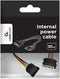 Gembird SATA CC-SATAMF-01 - Kabel - Male/male - 30 cm - Geel Zwart