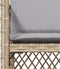 vidaXL - Tuinstoelen - 4 - st - met - kussens - poly - rattan - gemengd - beige