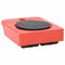 Meubelrollers 8 stuks met lifters 9,8x7,5x3 cm 150 kg rood