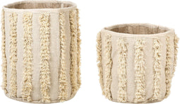 Beliani KAKKI - Mand - Beige - Katoen