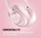 Fresh 'n Rebel Clam Blaze 2 - Draadloze Over-Ear Koptelefoon - 80 uur batterijduur - Roze
