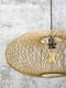 GOOD&MOJO Vloerlamp Cango - Bamboe Zwart/Naturel - 80x60x176cm - Scandinavisch,Bohemian - Staande lampen voor Woonkamer - Slaapkamer