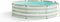 Swim Essentials | Groen/Wit Gestreept Opzet Zwembad Rond 305x76 cm
