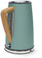 Nedis KAWK510EGN - Elektrische Waterkoker - 1,7L 2200W 360° Draaibaar - Roestvrijstaal Hout