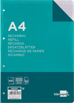 Liderpapel RA04 papier voor inkjetprinter A4 (210x297 mm) 100 vel Wit