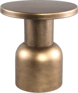 PTMD Meriko Ronde Bijzettafel - H43,5 x Ø40 cm - Ijzer - Goud