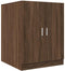 vidaXL - Wasmachinekast - 71x71,5x91,5 - cm - bruin - eikenkleur