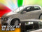 Zijwindschermen donker tbv VW volkswagen Golf 7 (type VII) - 5 deurs Hatchback model 2012 - 2020 set tbv voor & achterramen