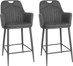 MX Sofa Barstoel Morris - Antraciet (set van 2 stoelen)