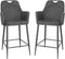 MX Sofa Barstoel Morris - Antraciet (set van 2 stoelen)