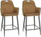MX Sofa Barstoel Morris - Cognac (set van 2 stoelen)