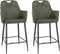 MX Sofa Barstoel Morris - Mosgroen (set van 2 stoelen)