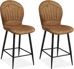 MX Sofa Barstoel Sprint - Cognac (set van 2 stoelen)
