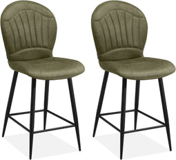MX Sofa Barstoel Sprint - Mosgroen (set van 2 stoelen)