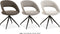 MX Sofa Draaibare Eetkamerstoel Yara - Pearl (set van 2 stuks)