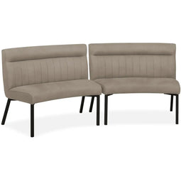 MX Sofa Eetkamer bank Jagger - Clay (set van 2 stuks)
