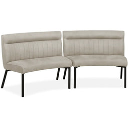 MX Sofa Eetkamer bank Jagger - Sand (set van 2 stuks)