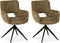 MX Sofa Eetkamer stoel Darwin - Curry (set van 2 stuks)